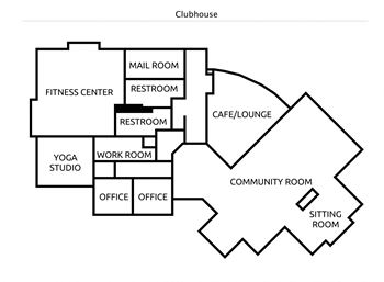 Clubhouse Map at South Range Crossings, Parker, Colorado